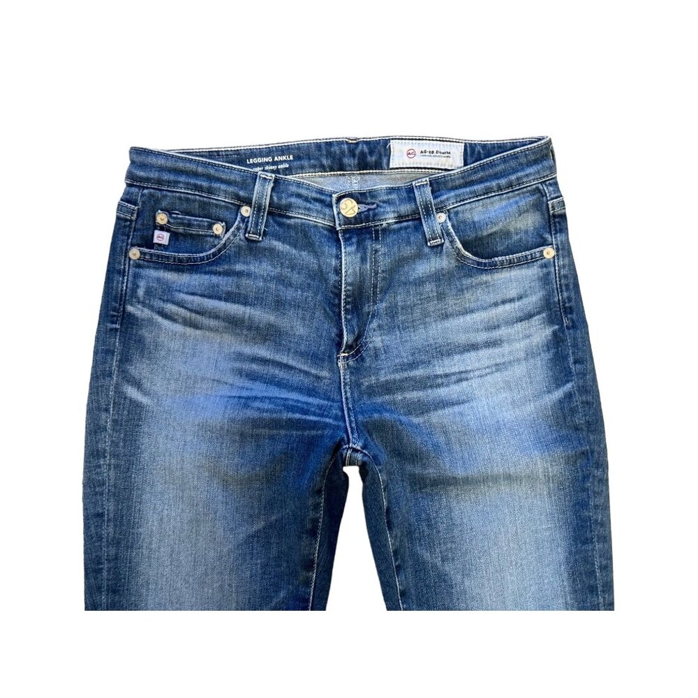Size 28R AG Adriano Goldschmied The Legging Ankle Super Skinny Jeans Mid-Rise - Picture 7 of 16